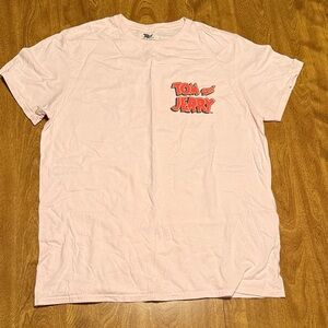 Tom and Jerry Pink T-Shirt